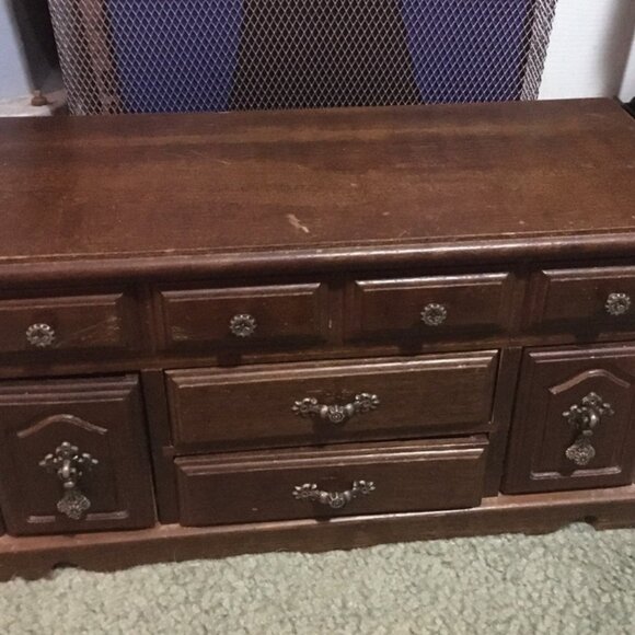 Wooden Jewelry Box w/ Music Box - Picture 2 of 6